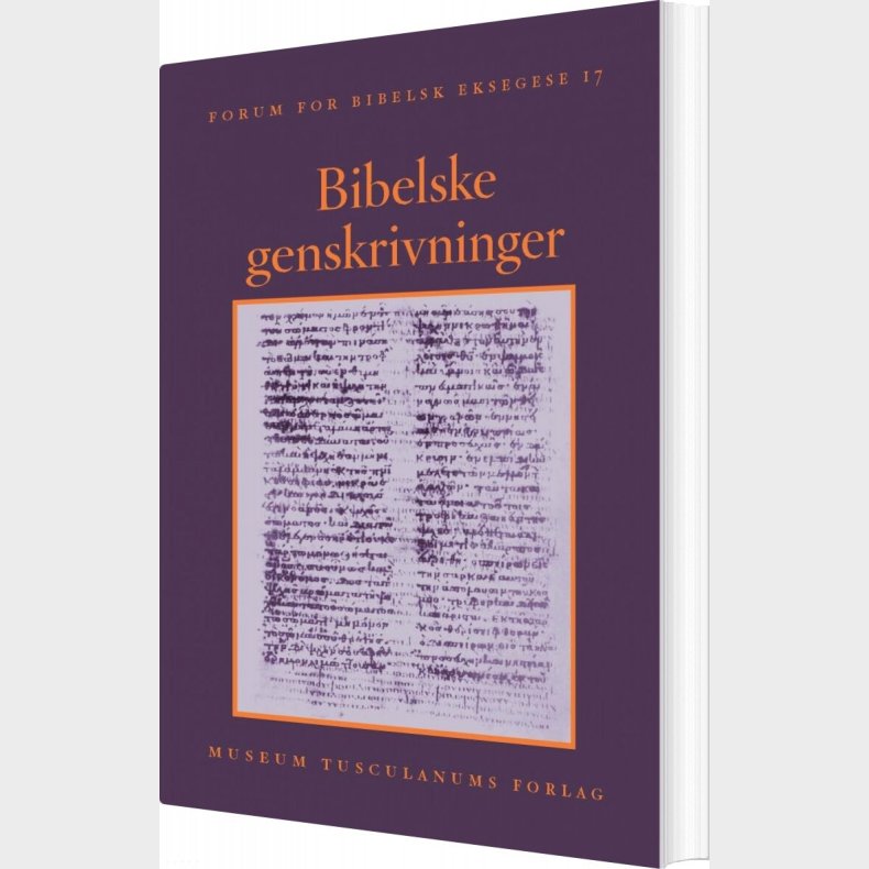 Bibelske Genskrivninger - Jesper H�genhaven - Bog