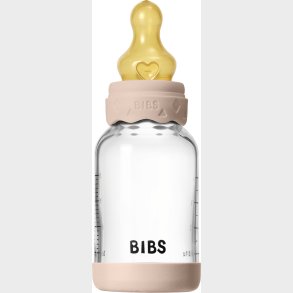 Bibs - Glass Boheme Baby Bottle Round Latex - Blush - 120 Ml