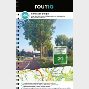 Bicycle Atlas Belgium - English book