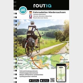 Bicycle Atlas Lower Saxony - Niedersachsen - English book