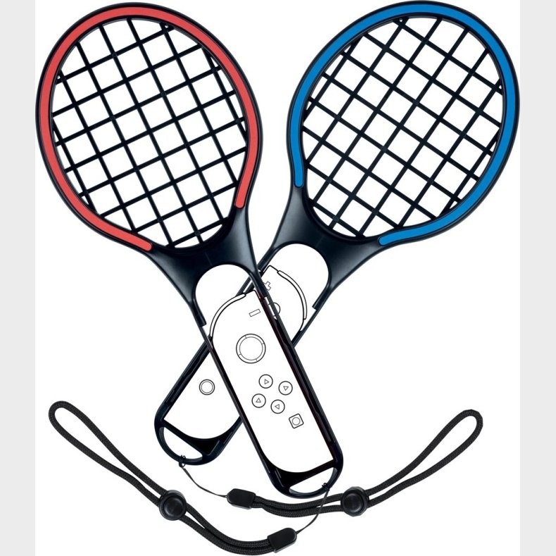 Big Ben Racket For Joy-con (red - Blue) /nintendo Switch