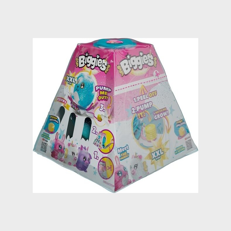 Biggies Bamse - Xxl - Oppustelig Bamse - Assorteret