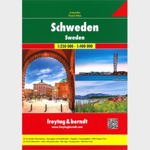 Freytag & Berndt - Schweden Autoatlas - English book