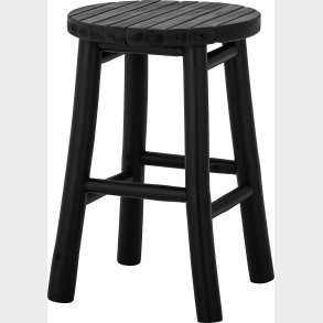 Bloomingville - Bilbo Taburet - Sort - Bambus Tr