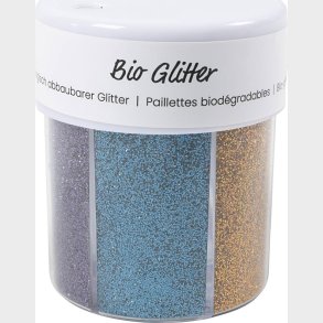 Bio-glitter - Forskellige Farver - 6x28 Ml