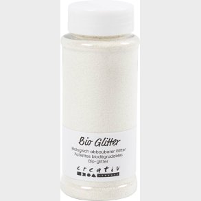 Bio-glitter - Hvid - 140 Ml
