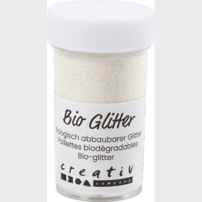 Bio-glitter - Hvid - 27 Ml