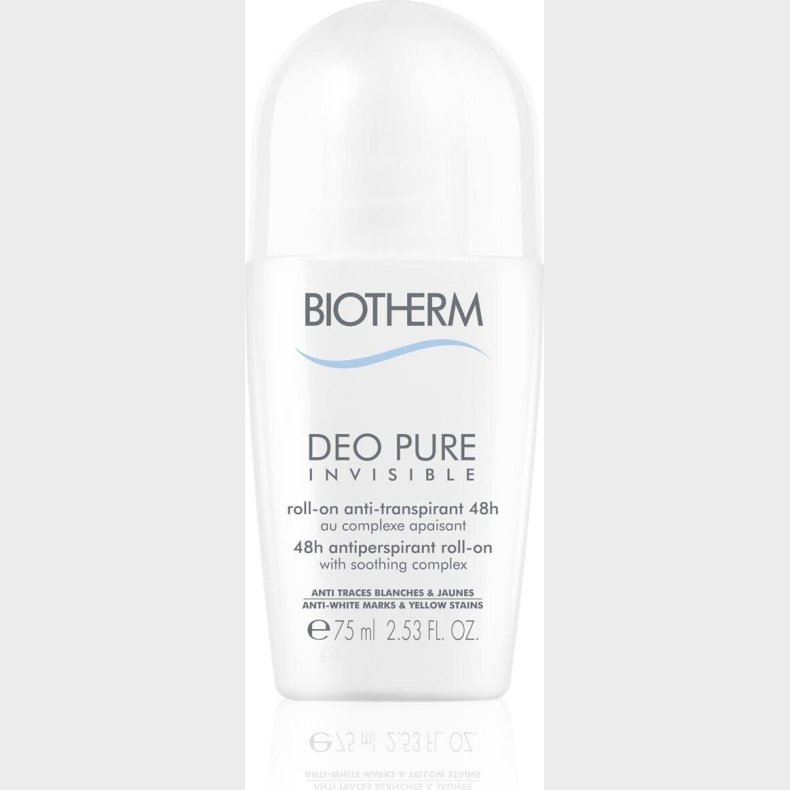 Biotherm - Deo Pure Invisible 48h Antiperspirant Roll-on 75 Ml