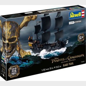 Revell - Pirates Of The Caribbean - Black Pearl Skib Bygges�t - 1:150 - Easy Click - 05499