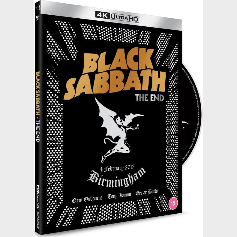 Black Sabbath The End - Live From The Genting Arena Birmingham 2017 - 4K Blu-Ray