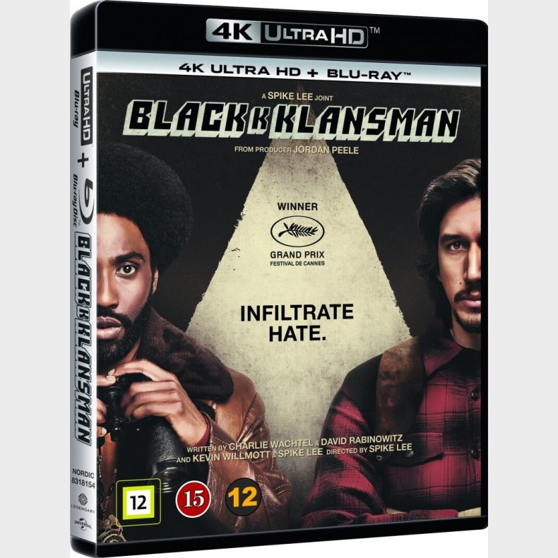 Black K Klansman - 4K Blu-Ray