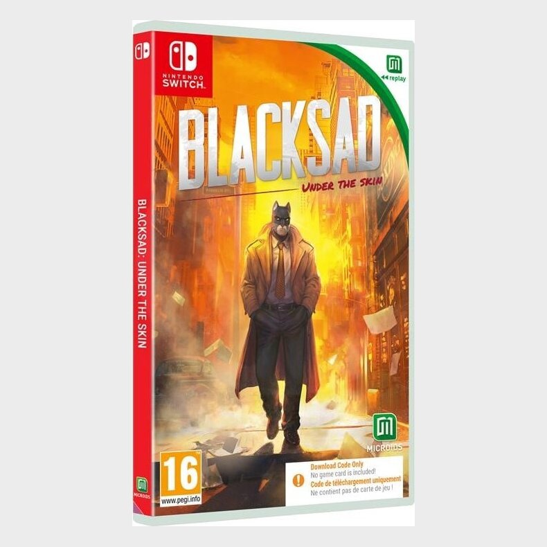 Blacksad - Under The Skin - Kode I Boks  - Nintendo Switch