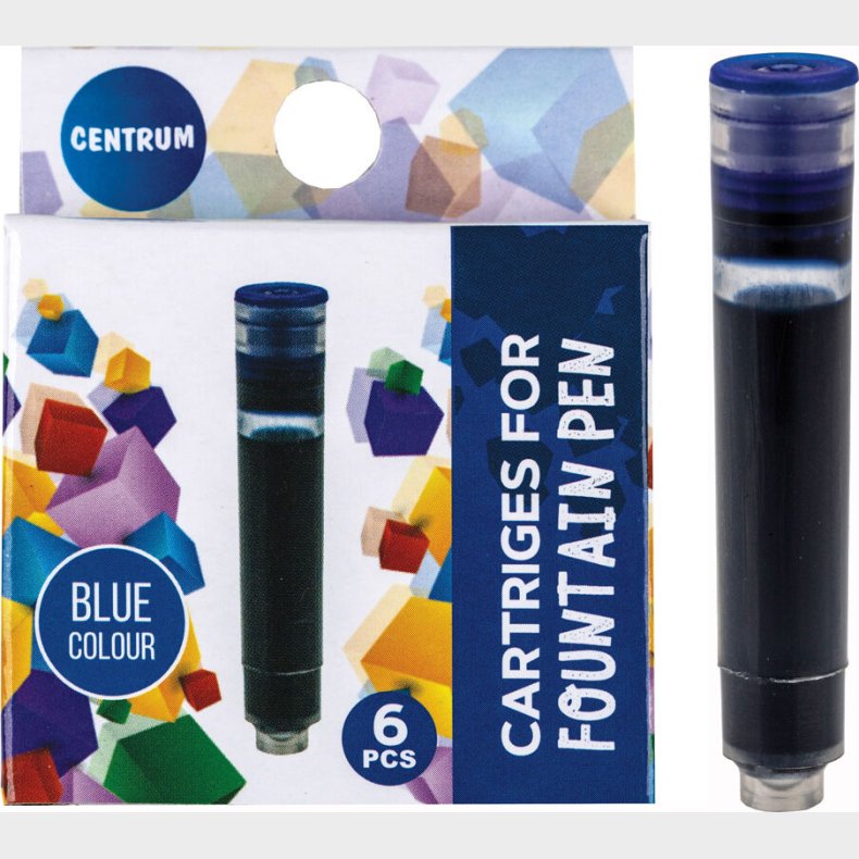 Blkpatron Til Fyldepen - 6 Stk Bl - Centrum