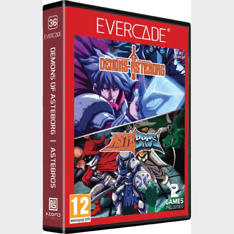 Blaze Evercade Demons Of Asteborg - BLAZE TAB Plus