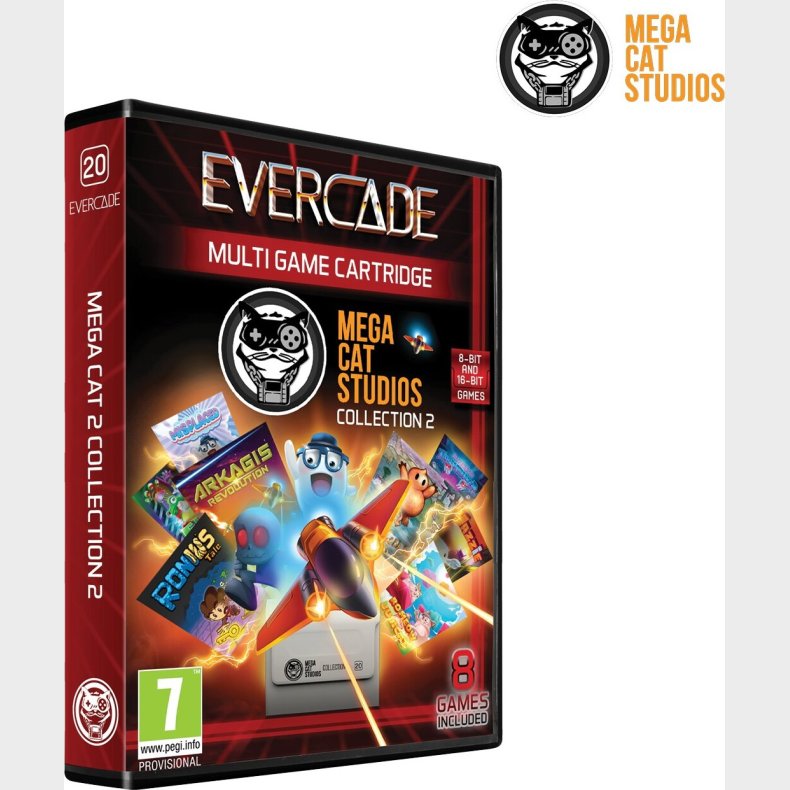 Blaze Evercade Mega Cat 2 Cartridge - BLAZE TAB Plus