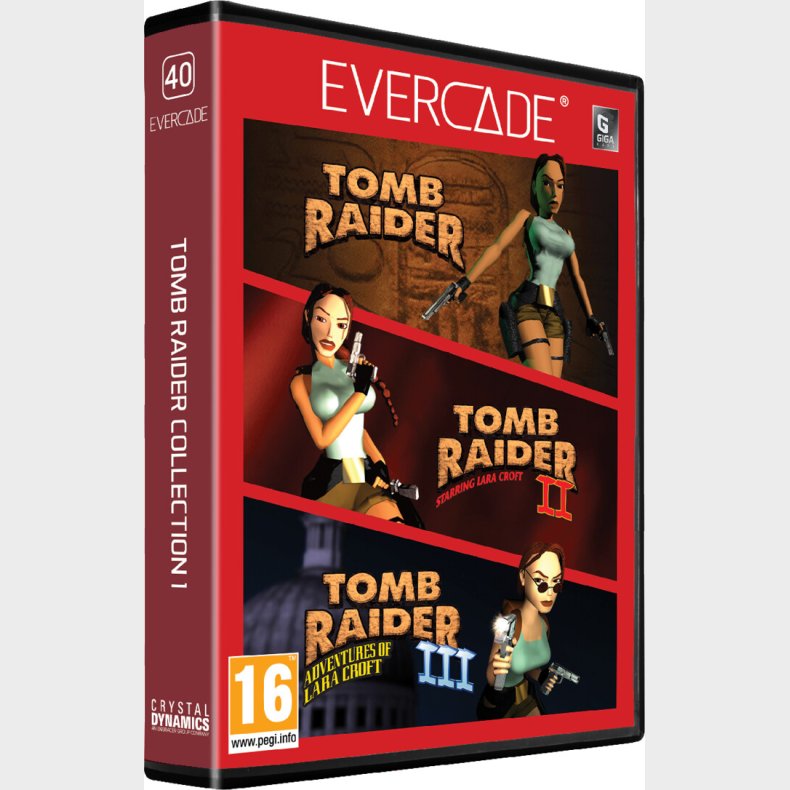 Blaze Evercade Tomb Raider Giga Cart Col 1 - BLAZE TAB Plus