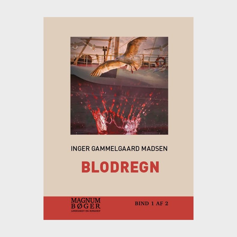 Blodregn ( Storskrift) - Inger Gammelgaard Madsen - Bog