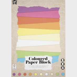 Blok 24 X 34 Cm - 120 / 220 G - 24 Ark Assorterede