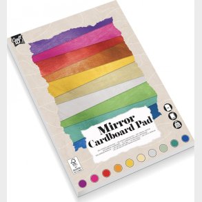 Blok A4 Spejlkarton - 250 G - 10 Assorterede
