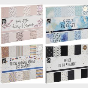 Blok Design 11,5 X 16 5 Cm - 24 Ark Assorterede