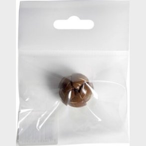 Blomst Lderpendul Til Halskde Mrkebrun - 12286-8611