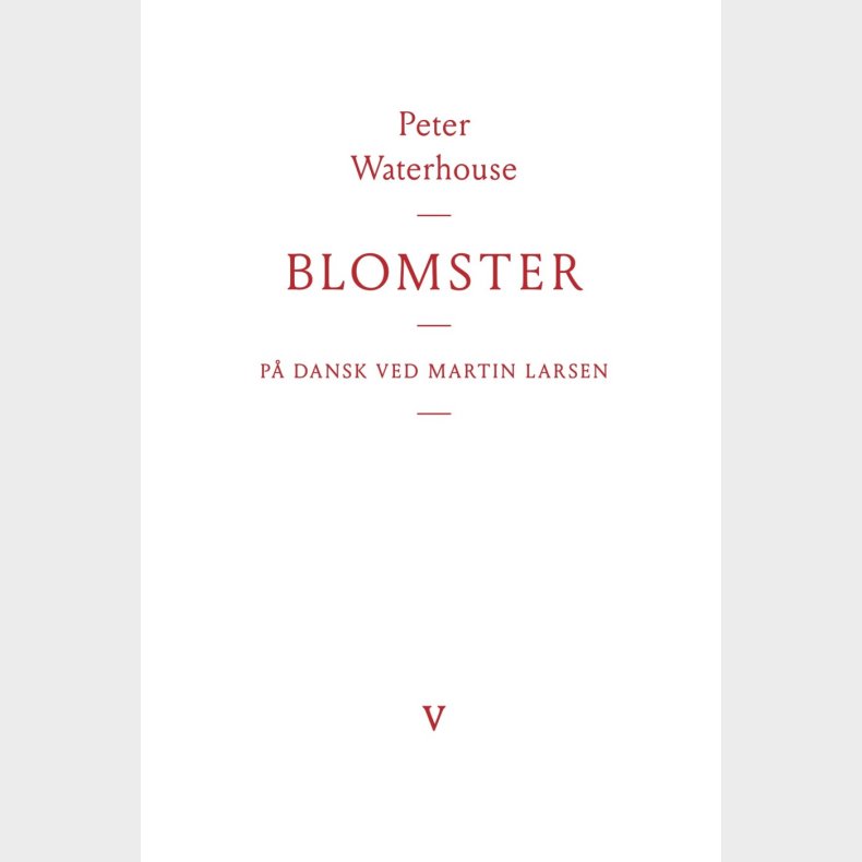 Blomster - Peter Waterhouse - Bog