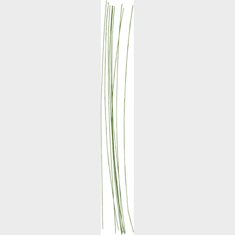 Blomsterstngel - L 30 Cm -  0,6 Mm - Grn - 20 Stk.