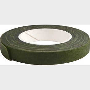 Blomstertape - B 12 Mm - Mrk Grn - 27 M