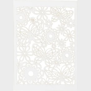 Blondekarton - 10,5x15 Cm - 200 G - Hvid - 10 Stk.