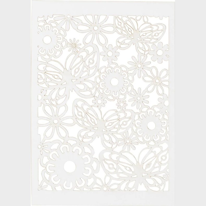 Blondekarton - 10,5x15 Cm - 200 G - Hvid - 10 Stk.