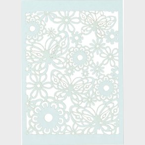 Blondekarton - 10,5x15 Cm - 200 G - Lysebl - 10 Stk.