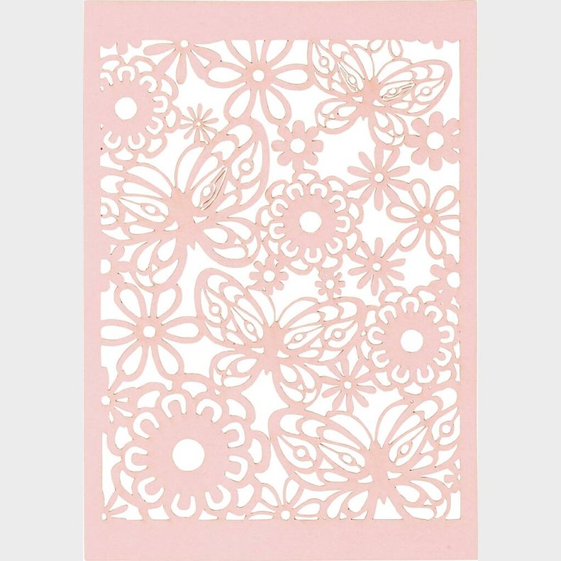 Blondekarton - 10,5x15 Cm - 200 G - Lyserd - 10 Stk.