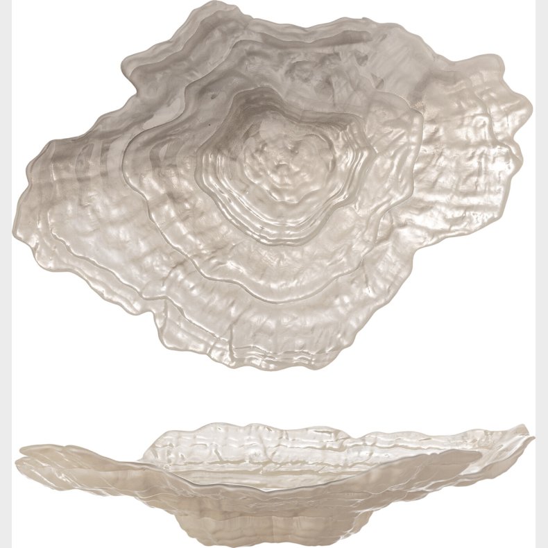 Bloomingville - Aiku Sk�l - Glas - 38x29x7 Cm