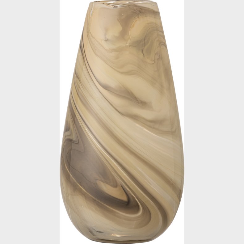 Bloomingville - Algar Vase - Brun - Glas