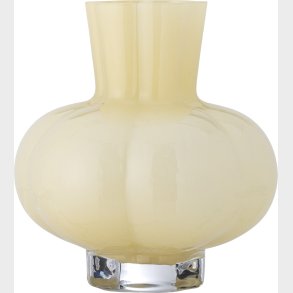 Bloomingville - Alyssa Vase - Gul - Glas - H 23,5 Cm
