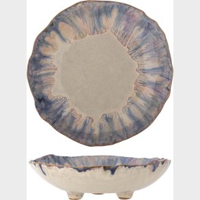 Bloomingville - Amalia Serveringsskl - Bl - Stentj Keramik