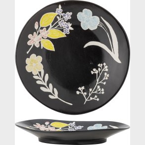 Bloomingville - Amberly Serveringsbakke - Sort - Stentj