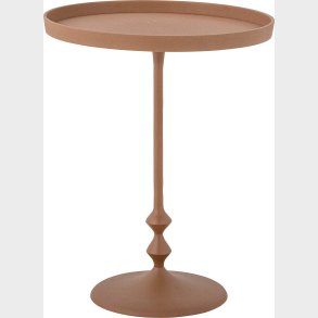 Bloomingville - Anjou Sidebord - Orange - Aluminium - Rundt