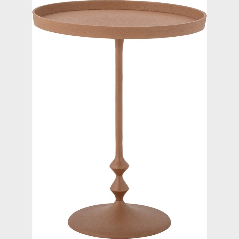 Bloomingville - Anjou Sidebord - Orange - Aluminium - Rundt