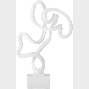 Bloomingville - Arista Dekoration - Hvid - Resin