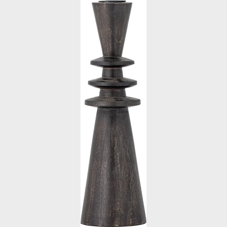 Bloomingville - Armel Lysestage - Sort - Mango