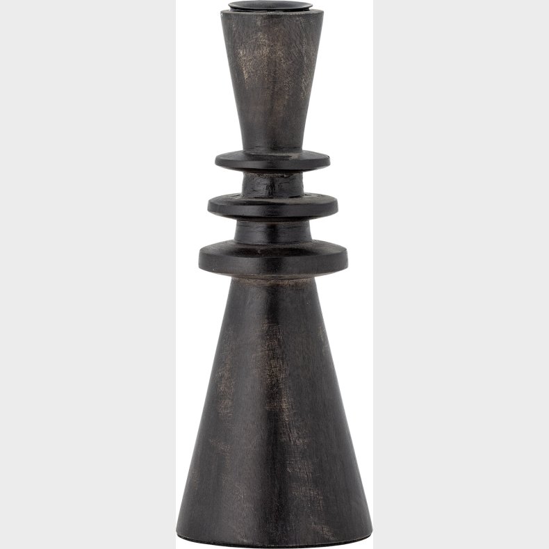 Bloomingville - Armel Lysestage - Sort - Mango