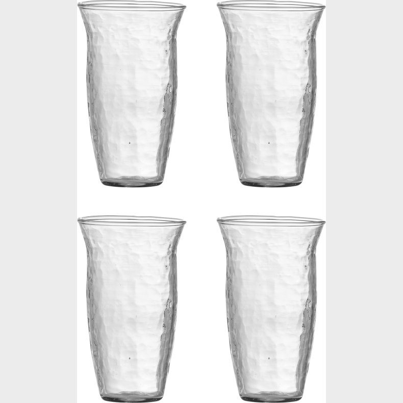 Bloomingville - Asha Drikkeglas - Klar - Genanvendt Glas - St Med 4