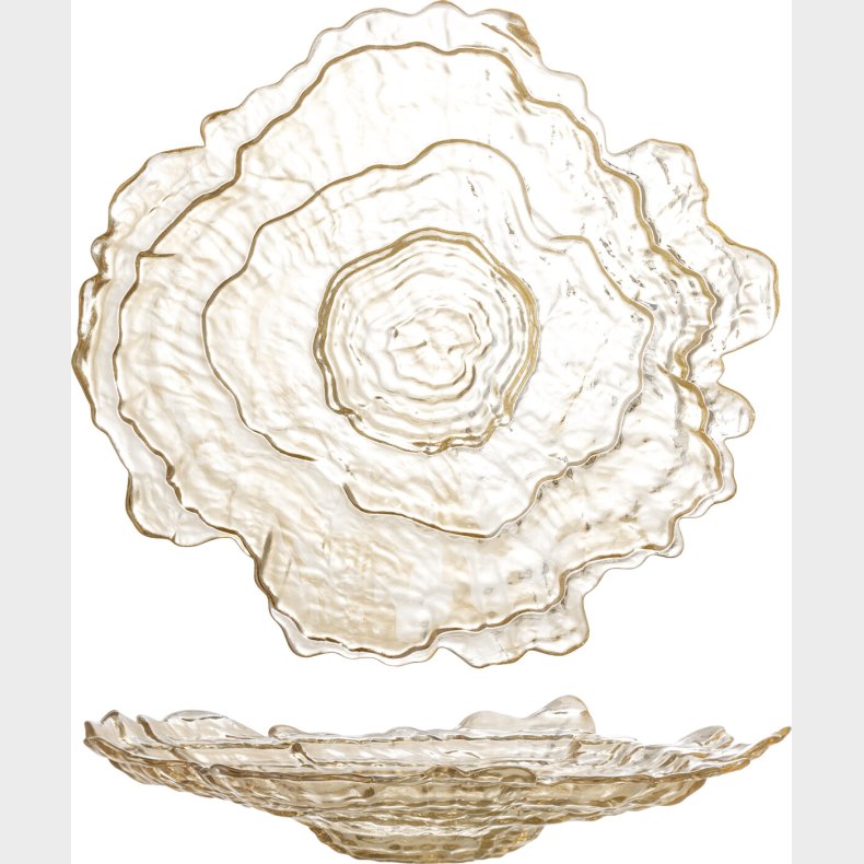 Bloomingville - Asimi Sk�l - Glas - 38,5x8,5 Cm