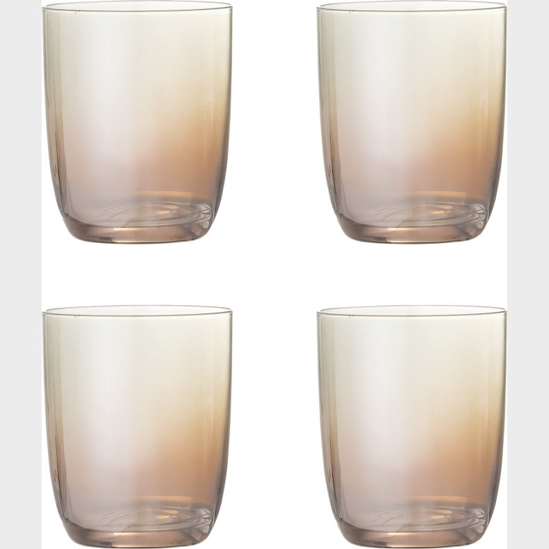 Bloomingville - Aston Drikkeglas - Bronze - Glas - St Med 4