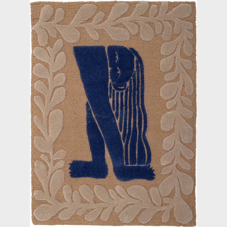 Bloomingville - Atle Vgtppe - Tuftet - Brun - Uld