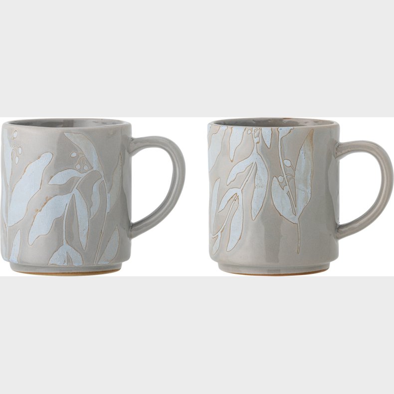 Bloomingville - Aurora Krus Med Hank - Gr - Stentj - 2 Stk