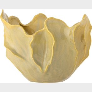 Bloomingville - Bastien Skl - Gul - Stentj Keramik