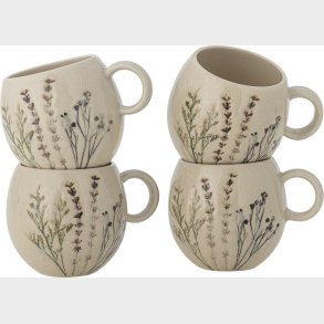 Bloomingville - Bea Krus - Natur - Stentj Keramik - 4 Stk