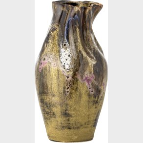Bloomingville - Benoit Vase - Brun - Stentj Keramik - H 26 Cm